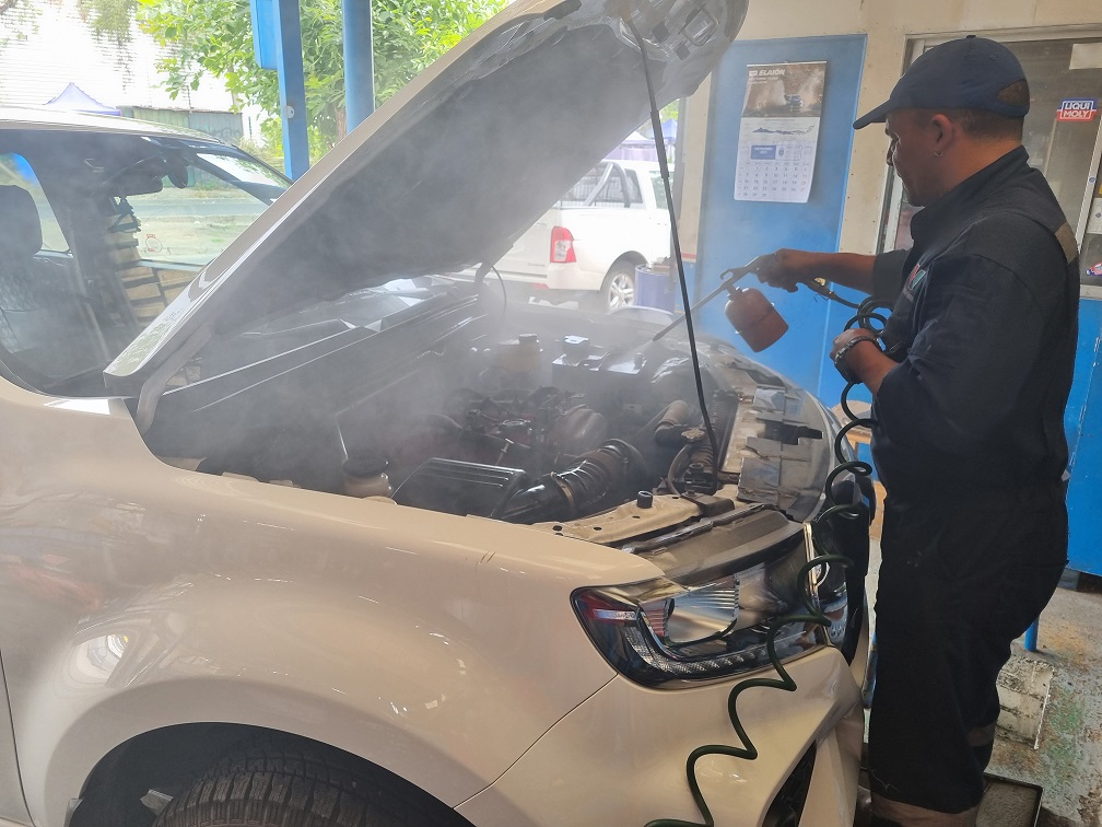 Lavado de motor
